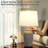 23.8"Ceramic Table Lamp Touch Control Bedside Lamp-20172912