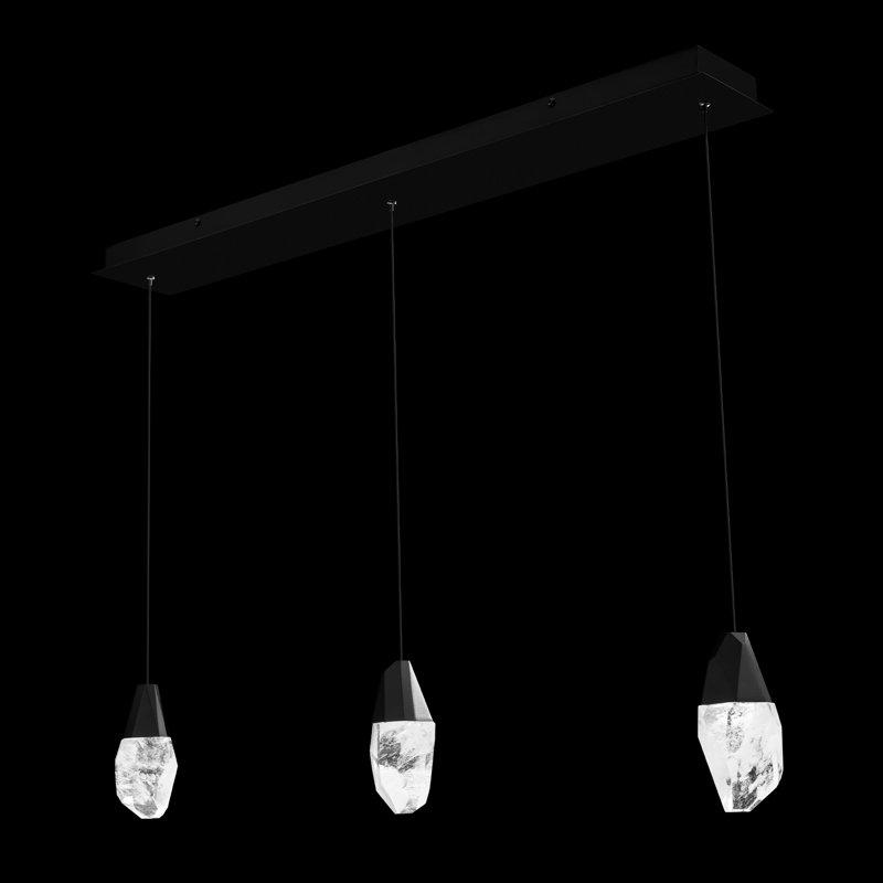 Martini 3 - Light LED Pendant, Clear, Black