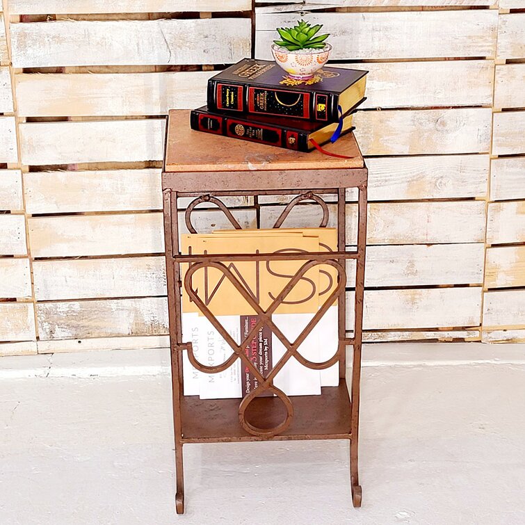 Metal Free Standing Magazine Rack