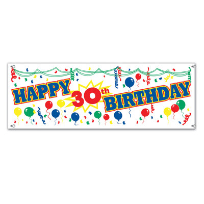Happy "50th" Birthday Sign Banner