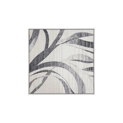 Machine Washable Gray Area Rug