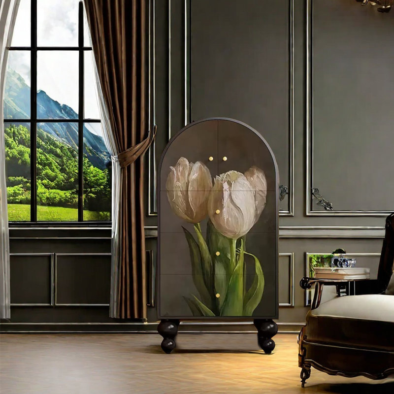 Commode décorative simple et moderne pour chambre à coucher