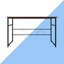 Makale Metal Base Writing Desk-32316855
