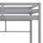 Twin Size Loft Bed With Desk And Shelves, Safety Guardrail And Ladder-257284067