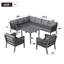 8-Person Patio Conversation Set With Cushions
