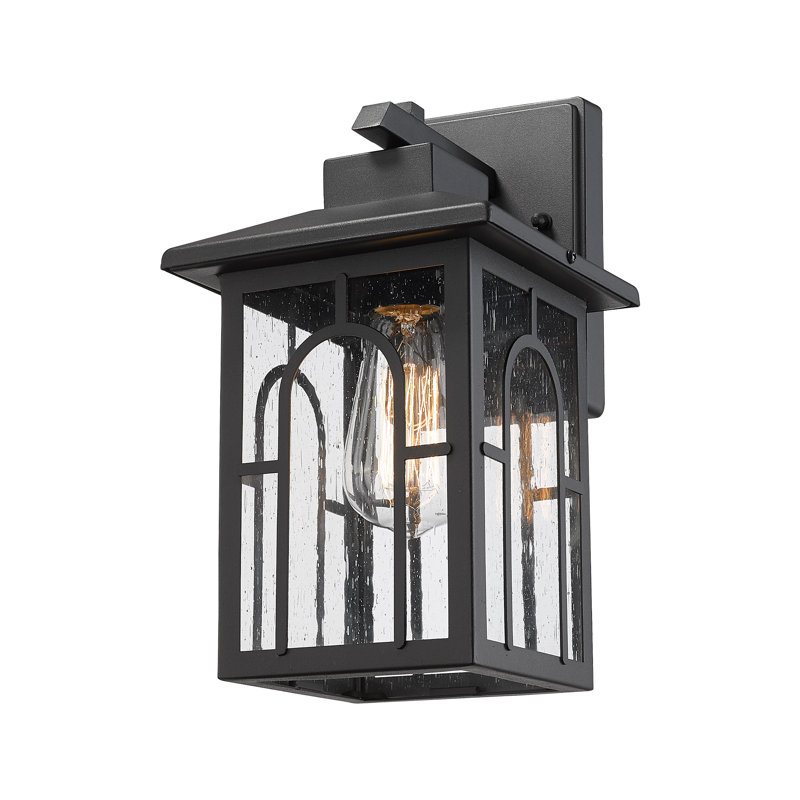 Lanterne murale d'extérieur Modern Farmhouse, H 12,412,4 po x l 6 po x P 7,66 po
