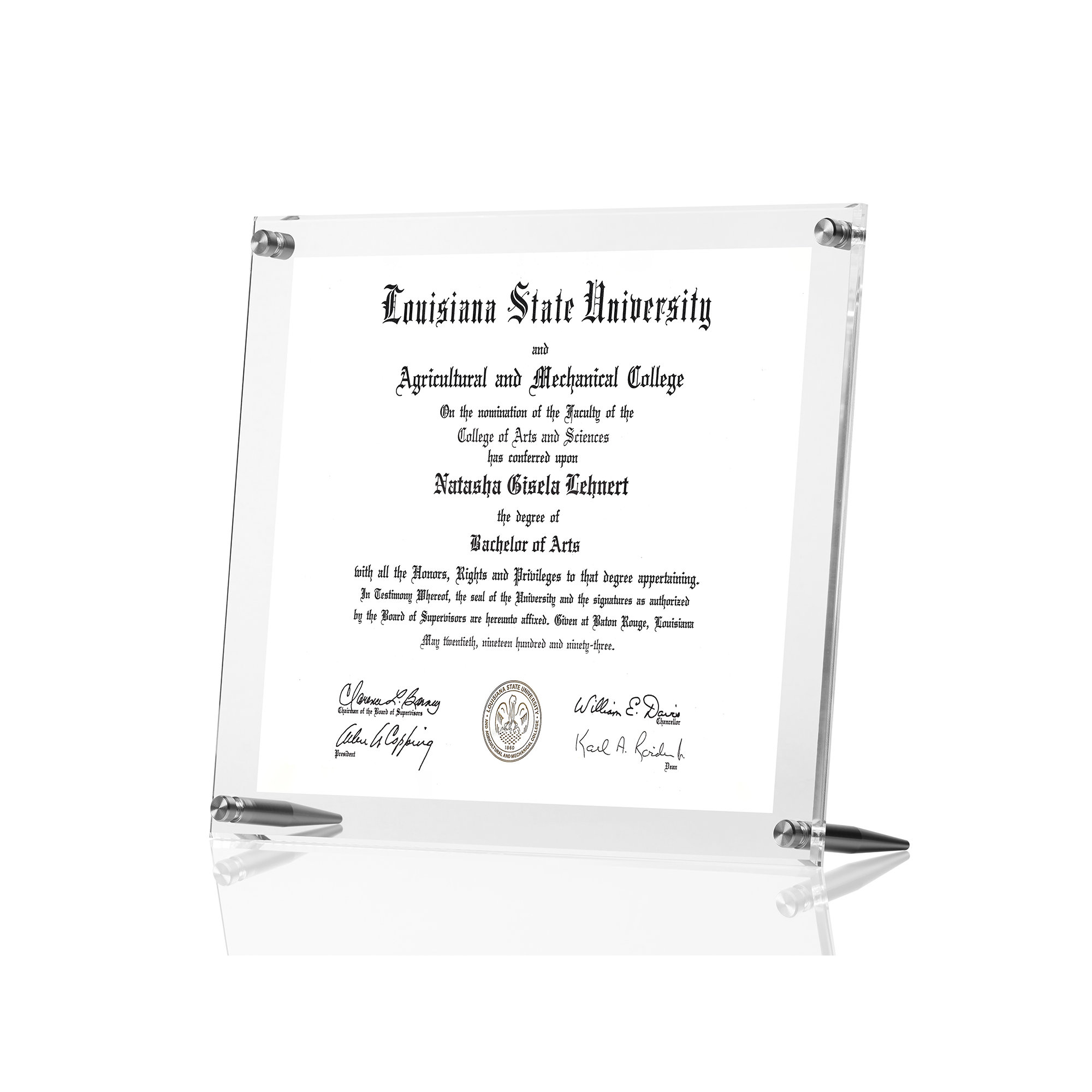 Cateno Picture Frame, 9" x 12", Silver