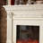 White Solid Wood Electric Fireplace-1440446028