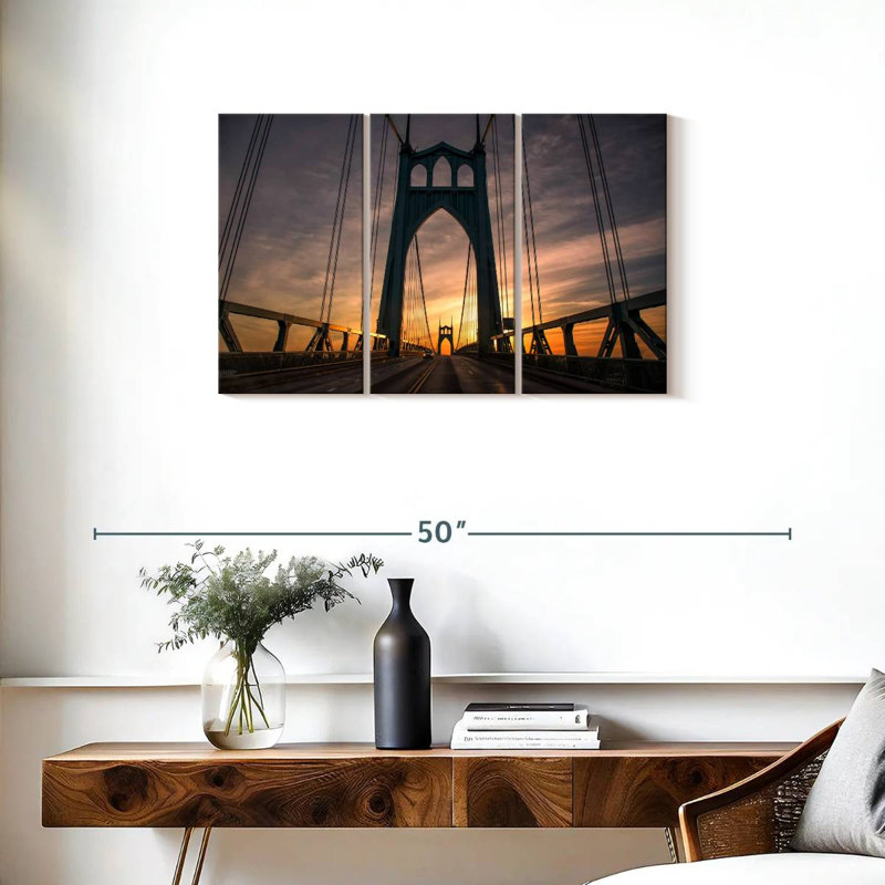 Lilie St. Johns Bridge Portland, H 20 po x l 33 po