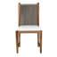 Pacifica Outdoor Teak Dining Side Chair with Sunbrella Cushion-587761155-587761166