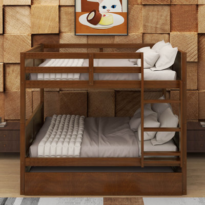 Full Over Full Bunk Bed With Trundle