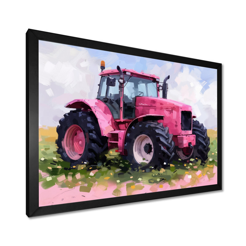 Filomena - décoration murale campagne, H 34 po x l 44 po x P 1,5 po, Toile encadrée noire simple