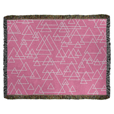 Couverture de coton tissée en triangle dispersable