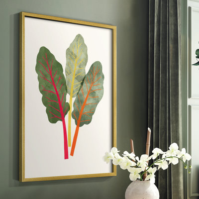 Organic Veg V Framed Print - Solid Wood