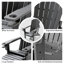Chaise Adirondack pliante en plastique avec repose-pieds-67047017