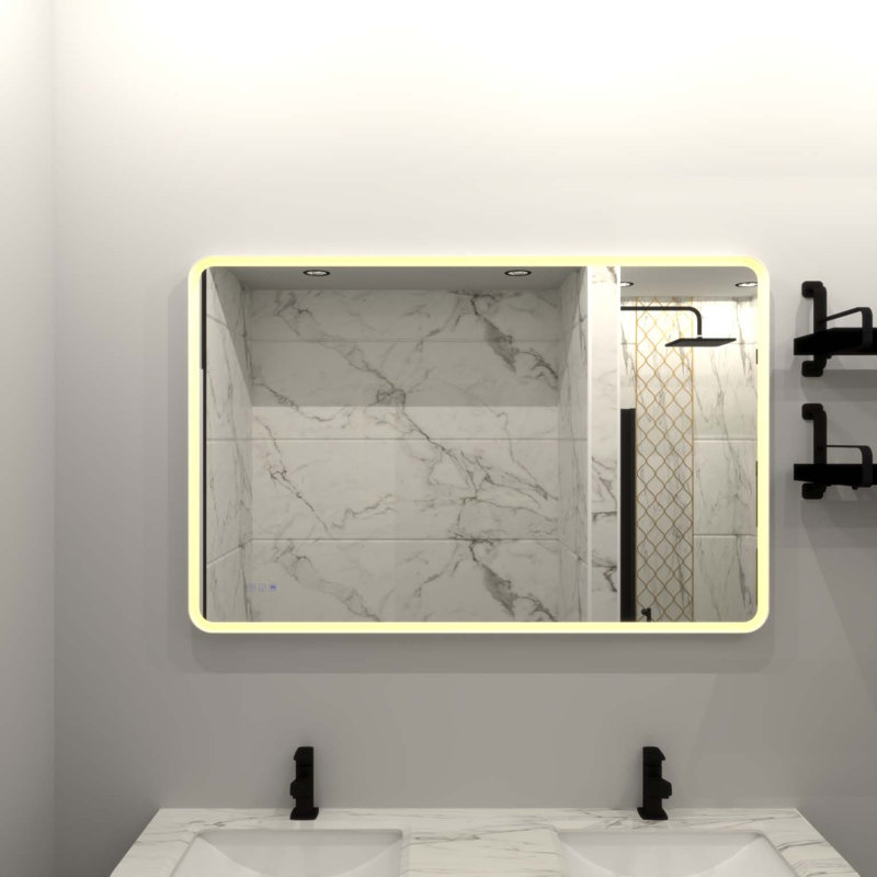 Miroir de salle de bain mural 48 x 36, 36 po x 48 po