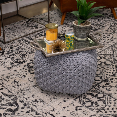Upholstered Pouf