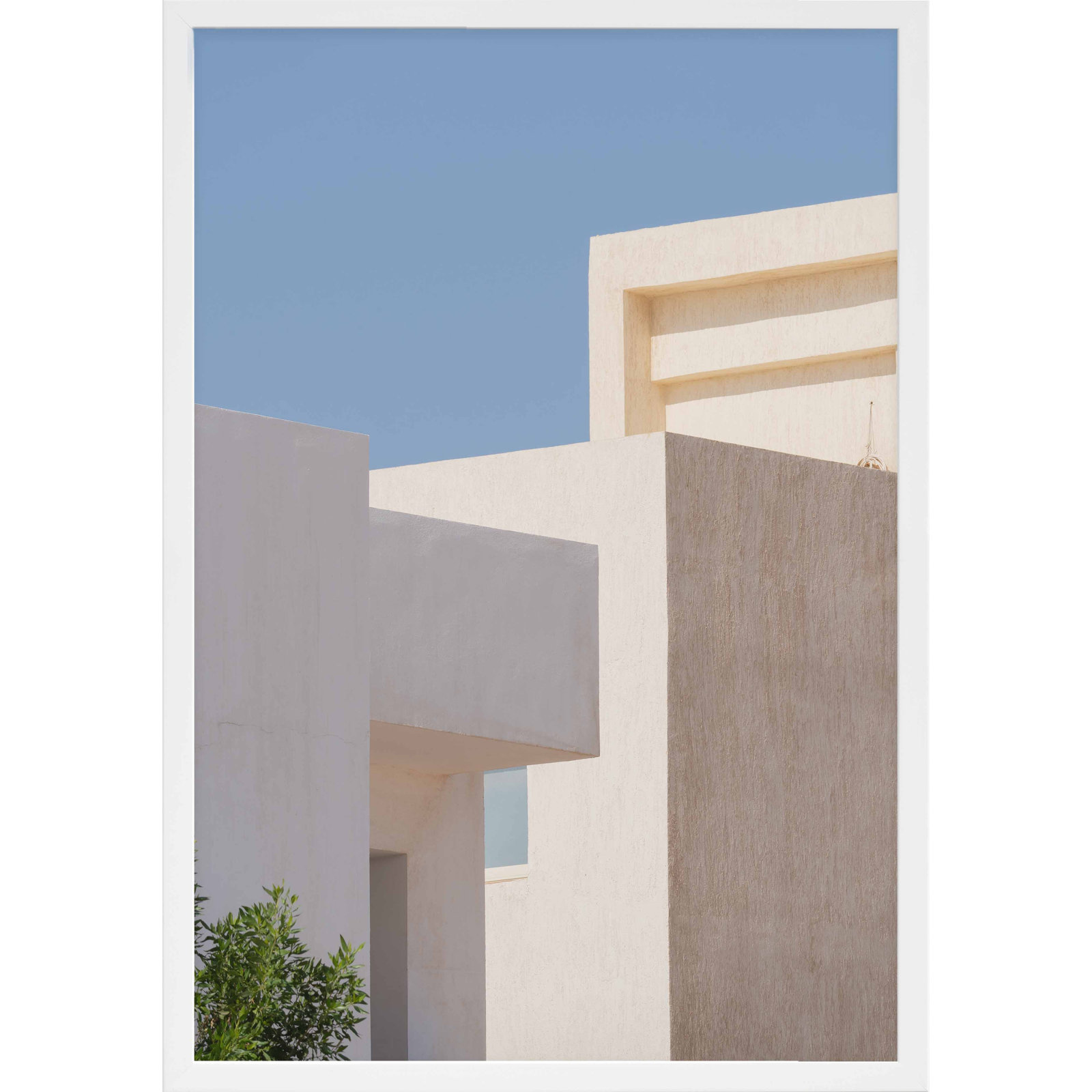 Afternoon in Greece No. 1 Print, 20" H x 14" W, White