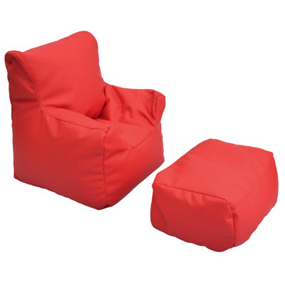 Fauteuil confortable et repose-pieds