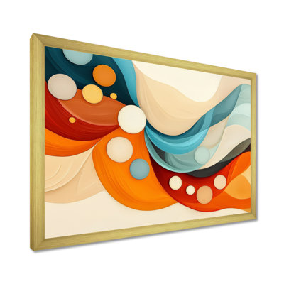 «Ink Splash Of Mid Century Ink I», reproduction sur toile à l'encre liquide abstraite