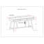 Bureau en bois massif Bowman