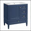 Meuble-lavabo 30 po avec tiroirs et lavabo en céramique-1821463130