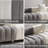87" Modern Velvet Upholstered Sofa with Low Backrest, 3-Seater Couch-222544946