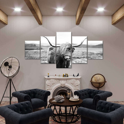 " Highland Bull " 5 - Pieces