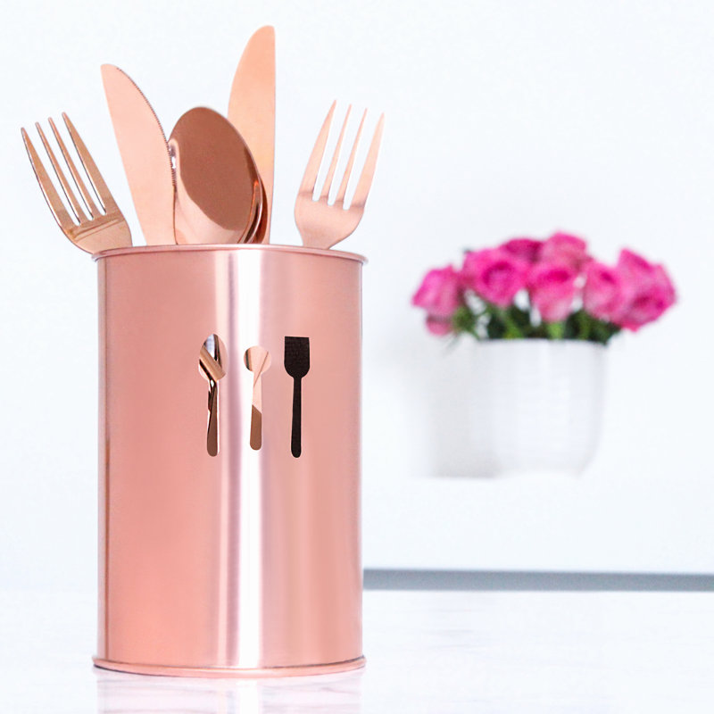 Stainless Steel Utensil Crock