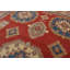 Tapis unique en laine noué à la main rouge / beige / bleu de 8 pi 10 po x 12 pi 4 po Hetherington