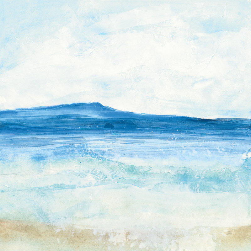 «Coastal II» par Chris Paschke, reproduction d'art sur toile tendue, H 20 po x l 20 po
