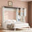 Multi-Functional Murphy Bed with Sofa, Desk & Storage Cabinet-118343197