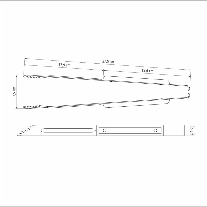Tramontina BBQ Churrasco Meat Tongs