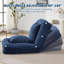 Méridienne convertible pour lit pour chien avec 5 positions de dossier réglables et 2 coussins revêtus de chenille douce-209192207