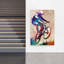 «Vibrant Bike Jump», art mural contemporain-129475093