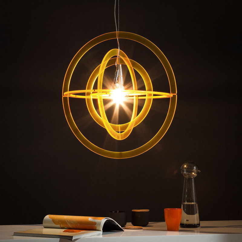 Dieter 1-Light Dome Pendant, Bulb: 1 x E27 100W 230V