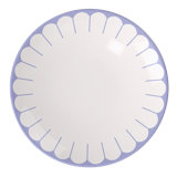 Villeroy & Boch Fleur Bleu Collection Breakfast/Salad Plate, Premium Porcelain, Made in Germany, Dishwasher and Microwave Safe, Small Dish for Desserts, Breakfasts, Snacks or Cakes, 8.25 in Diameter, Blue