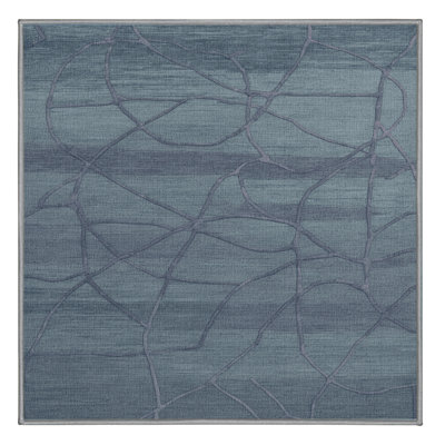 Machine Washable Abstract Gray Area Rug