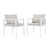 Coussin beige / structure blanche est en rupture de stock
