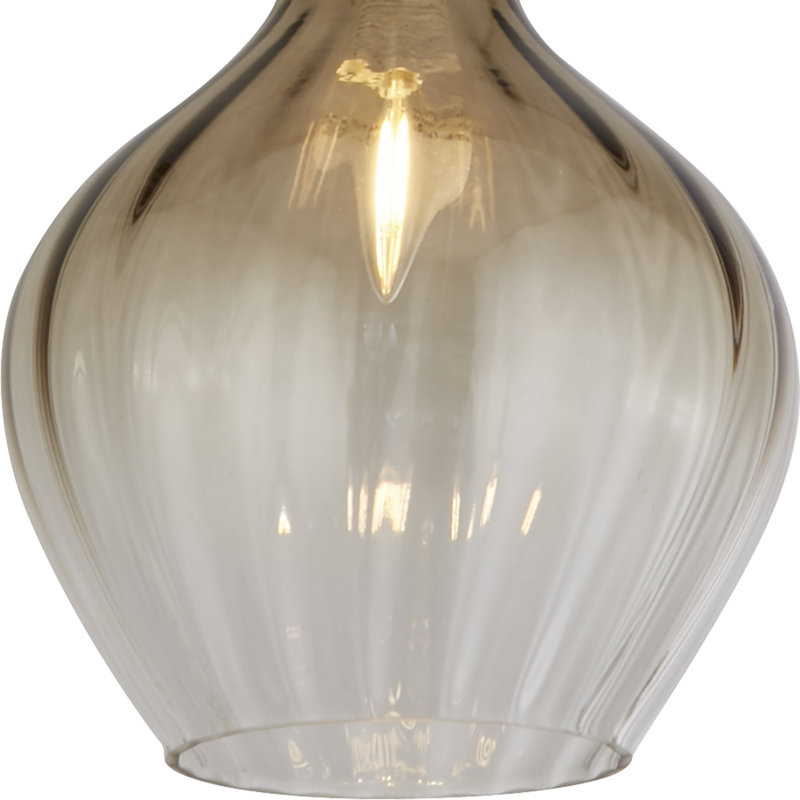 158cm H Glass Traditional in Amber