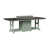 Hammered Top Black with Seafoam Base