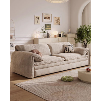 Italian Style Cat Scratch Fabric Extendable Storage Living Room Sofa
