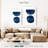 Abstraction I Navy Blue