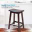 Tabouret de comptoir avec cadre en bois massif Jovanii avec assise et repose-pieds confortables-1190954261-1190954263