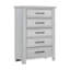 Commode 5 tiroirs Overcast Grey