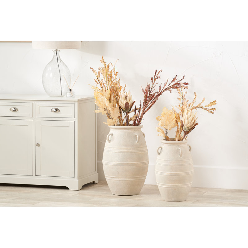 Fiberstone Floor Vase, 46cm H x 31cm W x 31cm D