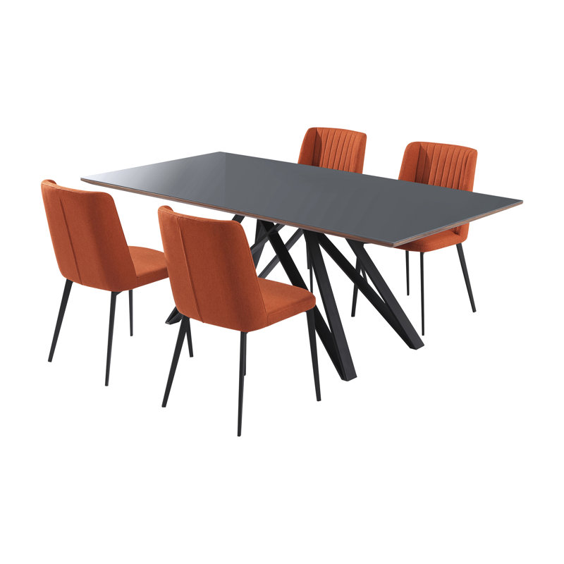 Desborough 4 - Person Four Leg Dining Set
