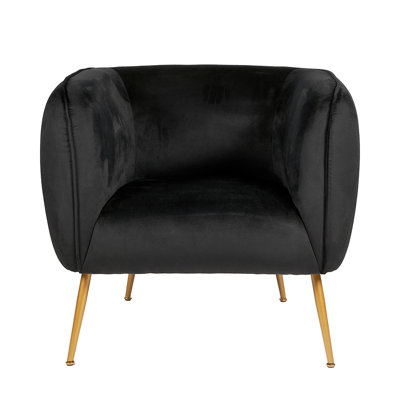 Krol Velvet Barrel Chair