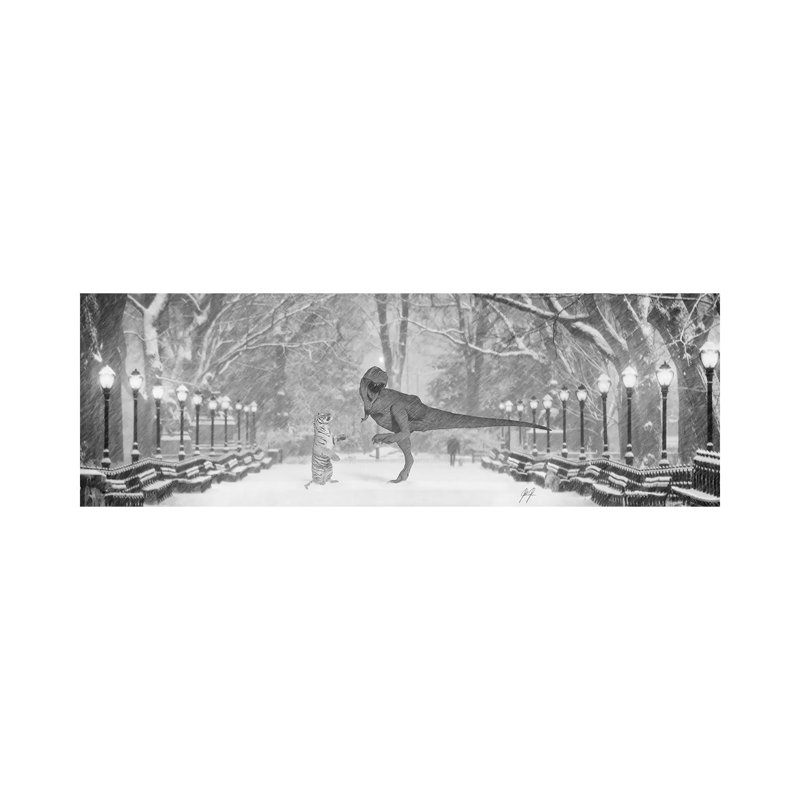 «Dance with Me» par Kathrin Federer, reproduction d'art panoramique sur toile, Toile tendue, H 16 po x l 48 po x 1,5 po