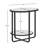 Brendis Mirrored Glass Top End Table